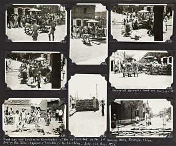 (CHINA--MILITARY SERVICE) An album with well over 700 snapshots, largely featuring China. 1935-38; 1941-44.